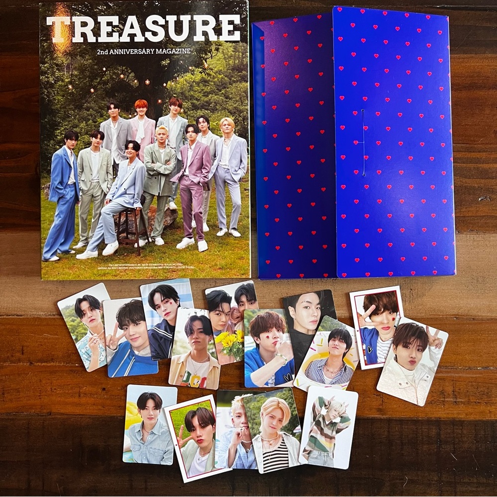 Treasure 2nd anniversary magazine kpop